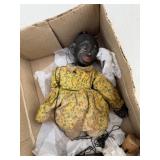 Antique Black Americana Marionette / Puppet Doll