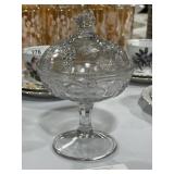 Grape Pattern Pedestal Candy Dish