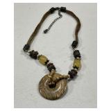 Large Gemstone Statement Necklace