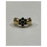 Sterling Silver Sapphire Ring