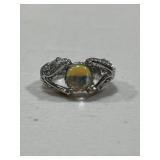 Sterlin g Silver Vintage Moonstone Ring
