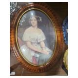 Ornate Bubble Glass Antique Artwork