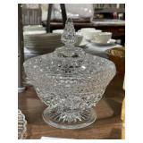 Vintage Anchor Hocking Wexford Pedestal Dish