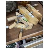 3 Wooden Clamps