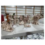 13 Piece Vintage Nativity