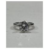 Sterling Silver Engagement Ring