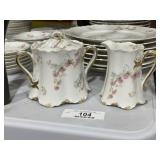 Ornate Haviland France Cream & Sugar Set