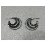 Sterling Silver Marcasite Earrings