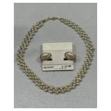 Vintage Pearl Jewelry Set