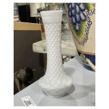 Milk Glass Flower Vase