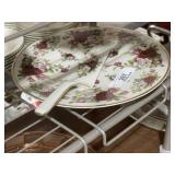 Ornate Dessert Plate & Server