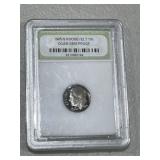 1999 S Roosevelt Graded Dime