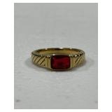 Red Stone Ring