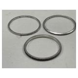 Set of 3 Bangle Bracelets