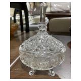 Ornate Crystal Candy Dish