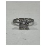 Sterling Silver Solitare Ring