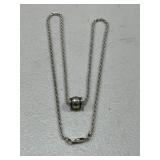 Sterling Silver Rope Necklace