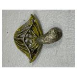 Vintage Mushroom Brooch