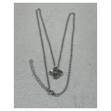 White Sapphire Necklace