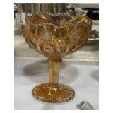 Vintage Fenton Carnival Glass Candy Dish