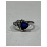 Fancy Estate Blue Stone Ring