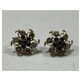 Estate Ornate Antique Earrings