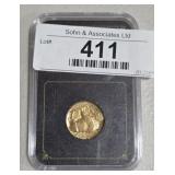 24K Gold Buffalo Nickel