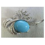 Beautiful Turquoise Brooch
