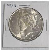 1923 Peace Dollar