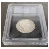 1911 Graded Barber Half Dollar