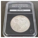 1886 Uncirculated Morgan Dollar