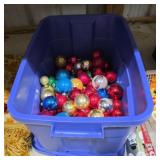 Large Tote of Christmas Ornaments