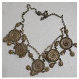 Copper Vintage Statement Necklace