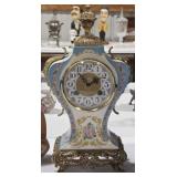 Italian Capodimonte Porcelain Clock