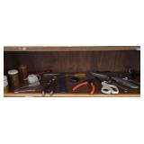 Tools & Contents on Shelf