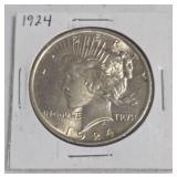 1924 Peace Dollar