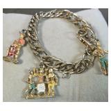 Enamel Oriental Charm Bracelet