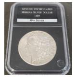 1889 Uncirculated Morgan Dollar