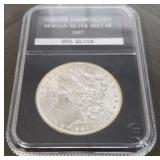 1887 Uncirculated Morgan Dollar