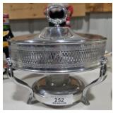 Ornate Silver Warming Tray