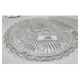 Crystal Cake Plate