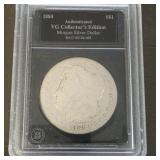 1884 Graded Morgan Dollar