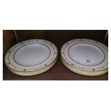 6 Gold Trim Spode Plates