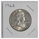 1963 Franklin Silver Half Dollar