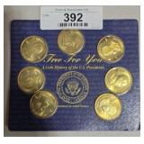 Free For You Presidents Solid Brass Proof Set