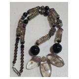 Vintage Glass Statement Necklace