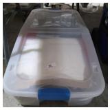 Large Lot of Fabric in Tote