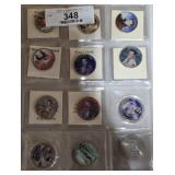 12 Elvis Presley Coins