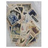 Eighty-Six 5 Cent Commemorative Stamps