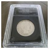 1908 Graded Barber Half Dollar